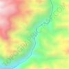 Mapa topográfico Virú, altitud, relieve