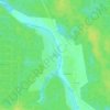 Mapa topográfico Клетно, altitud, relieve
