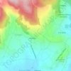 Mapa topográfico Agua Potável, altitud, relieve