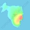 Mapa topográfico Noss, altitud, relieve