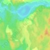 Mapa topográfico Рыжиково, altitud, relieve