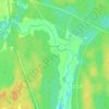 Mapa topográfico Озерешно, altitud, relieve
