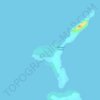 Mapa topográfico Mariquit Island, altitud, relieve