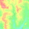 Mapa topográfico Лемья, altitud, relieve