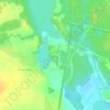 Mapa topográfico Межозёрный, altitud, relieve