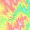 Mapa topográfico Río Crisnejas, altitud, relieve