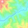 Mapa topográfico Río Guarajambala, altitud, relieve