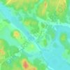 Mapa topográfico Севастьяново, altitud, relieve
