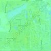 Mapa topográfico Plantation, altitud, relieve