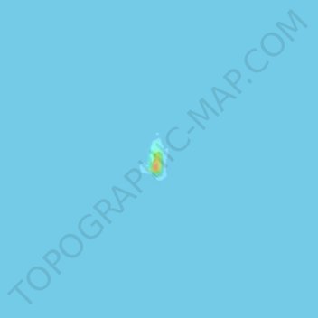 Mapa topográfico Tarahiki Island (Shag Island), altitud, relieve