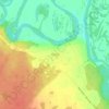 Mapa topográfico Окунево, altitud, relieve