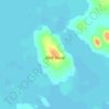 Mapa topográfico Pilon Island, altitud, relieve