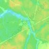Mapa topográfico Дусьево, altitud, relieve