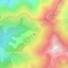 Mapa topográfico Refuge de l´Ortu di u Piobbu, altitud, relieve