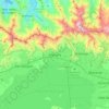 Mapa topográfico Mariara, mapa de relieve, mapa de altitud