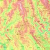 Mapa topográfico 宁洱哈尼族彝族自治县, altitud, relieve