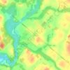 Mapa topográfico Markdale, mapa de relieve, mapa de altitud