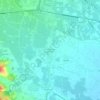 Mapa topográfico Case Nuove di Masiano, altitud, relieve