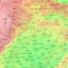 Mapa topográfico 嘉陵江, altitud, relieve