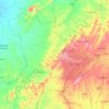 Mapa topográfico Sincelejo, altitud, relieve
