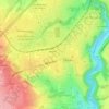 Mapa topográfico Dinan, altitud, relieve