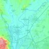 Mapa topográfico La Rinconada, altitud, relieve