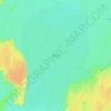 Mapa topográfico 罗布泊, altitud, relieve